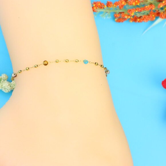 Elegant Handmade Anklet – Perfect for Women & Girls | Ideal Gift Option, DYC1367 - Picture 7 of 7